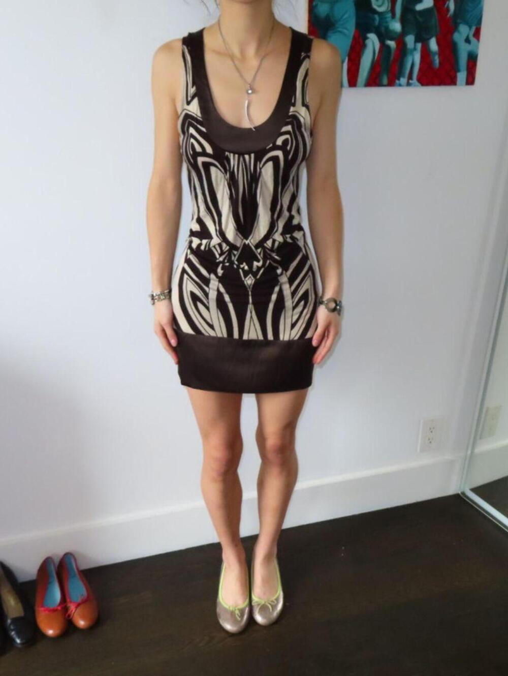 Express Women's Black and Cream Vests-tanks-cami